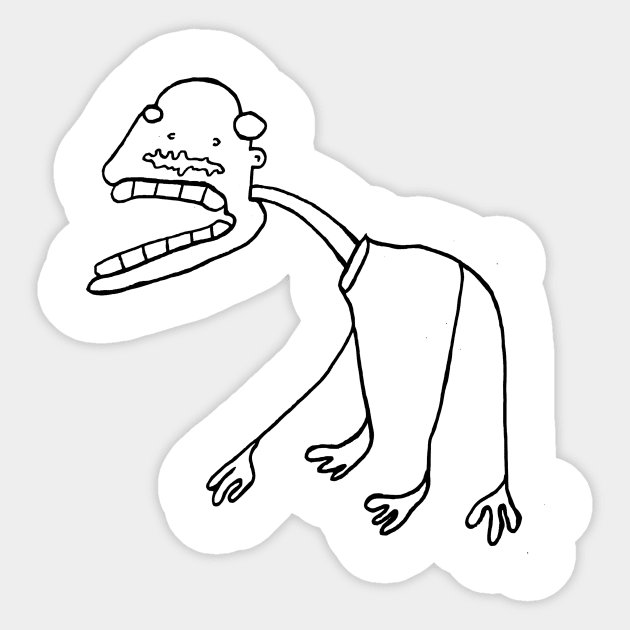 Mustache man Sticker by letsregress